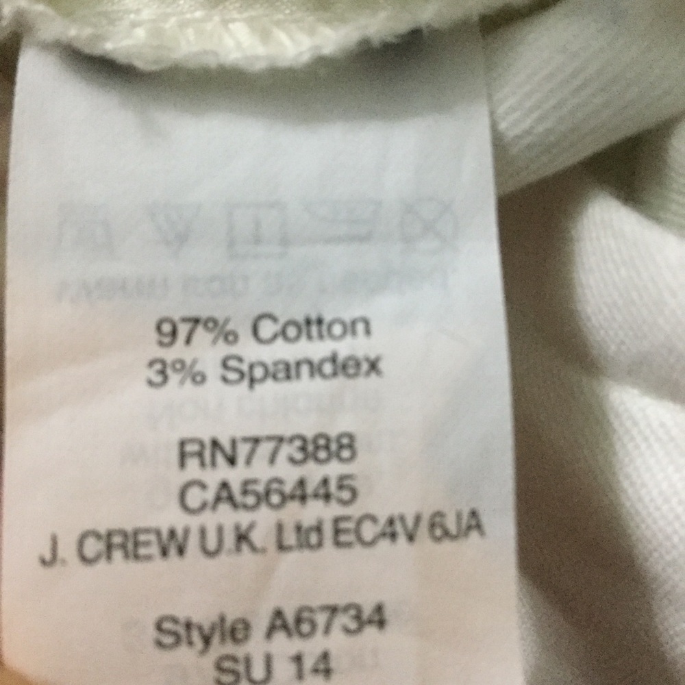 J. Crew 10 Campbell Ankle Pant Triangle Print - Picture 6 of 6